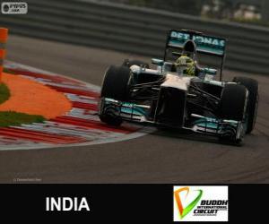 yapboz Nico Rosberg - Mercedes - 2013 Hint Grand Prix, gizli bilgi 2.